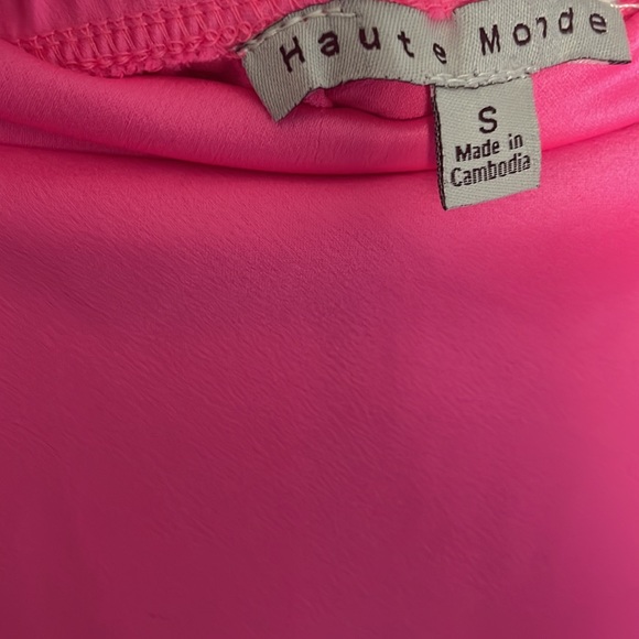 Haute Monde neon pink skirt - Picture 2 of 3
